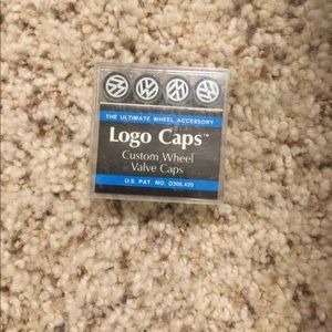 Volkswagen tire valve caps